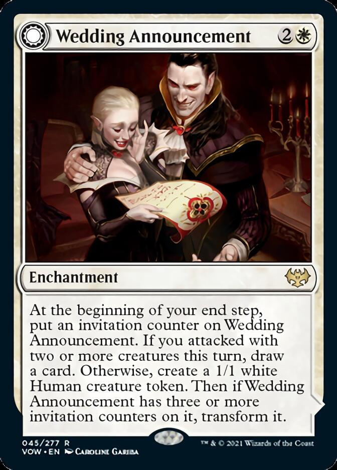 Wedding Announcement // Wedding Festivity [Innistrad: Crimson Vow] | Gaming Infinity