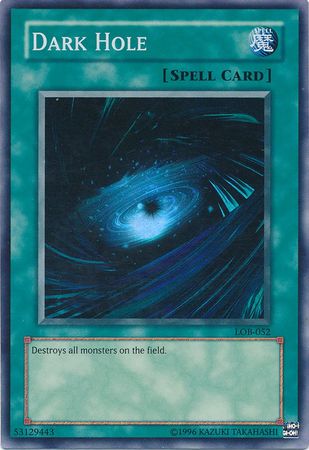 Dark Hole (Spell) [LOB-052] Super Rare | Gaming Infinity