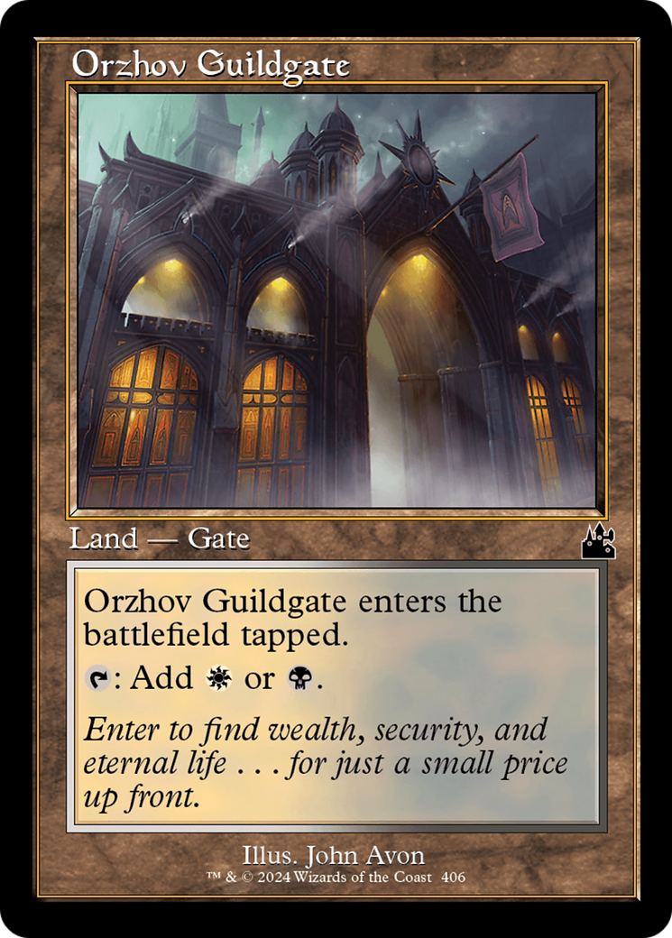 Orzhov Guildgate (Retro Frame) [Ravnica Remastered] | Gaming Infinity