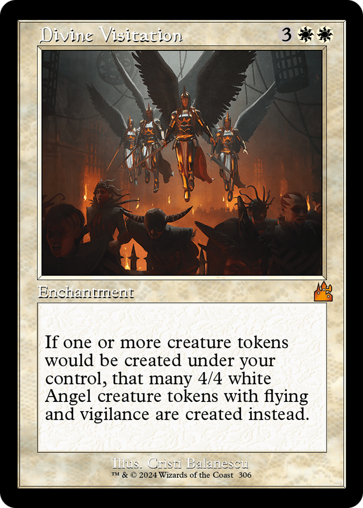 Divine Visitation (Retro Frame) [Ravnica Remastered] | Gaming Infinity