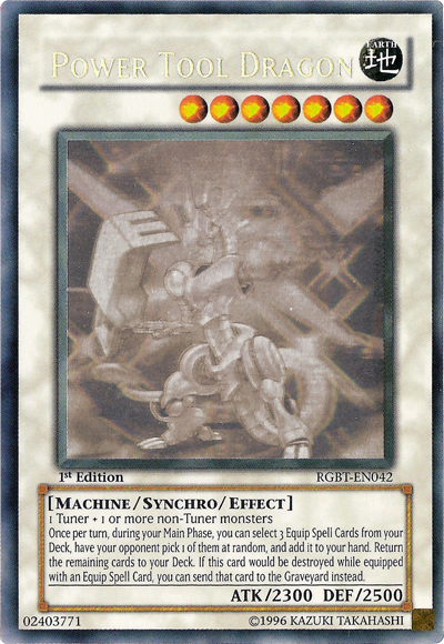 Power Tool Dragon [RGBT-EN042] Ghost Rare | Gaming Infinity