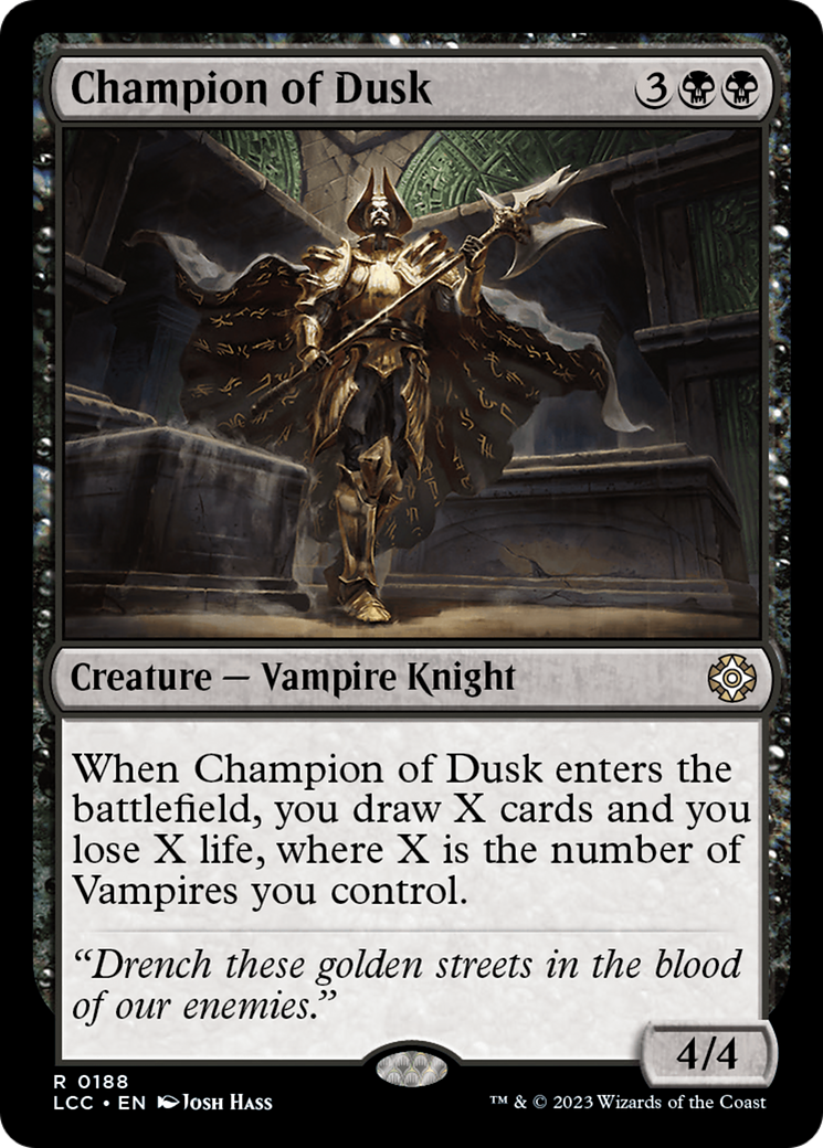 Champion of Dusk [The Lost Caverns of Ixalan Commander] | Gaming Infinity