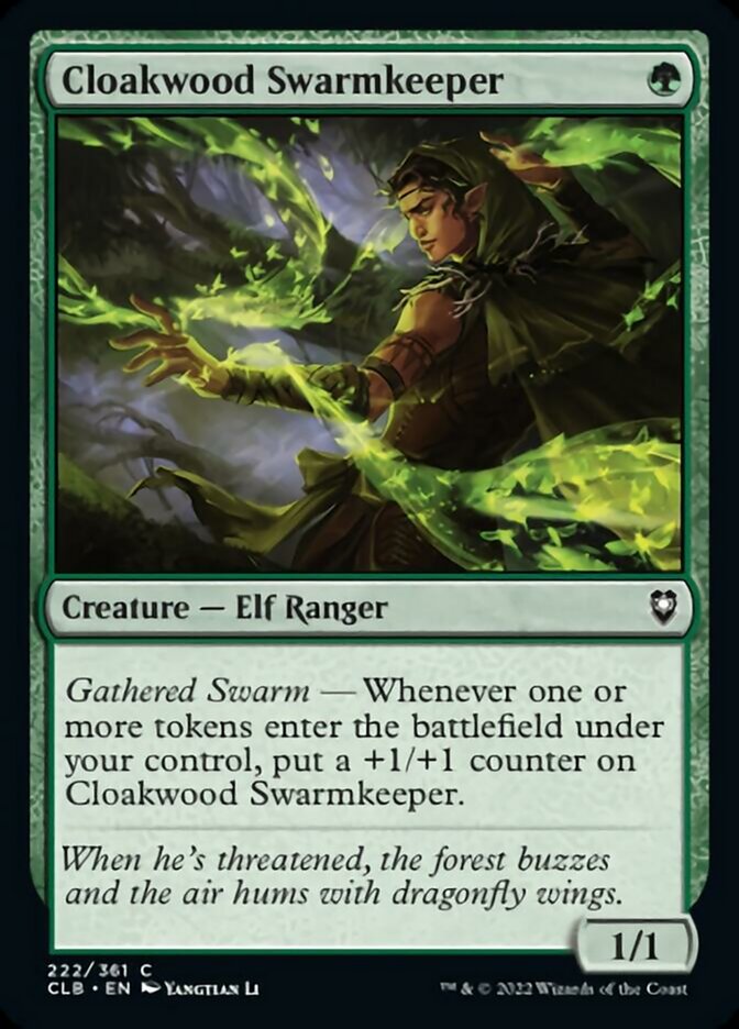 Cloakwood Swarmkeeper [Commander Legends: Battle for Baldur's Gate] | Gaming Infinity