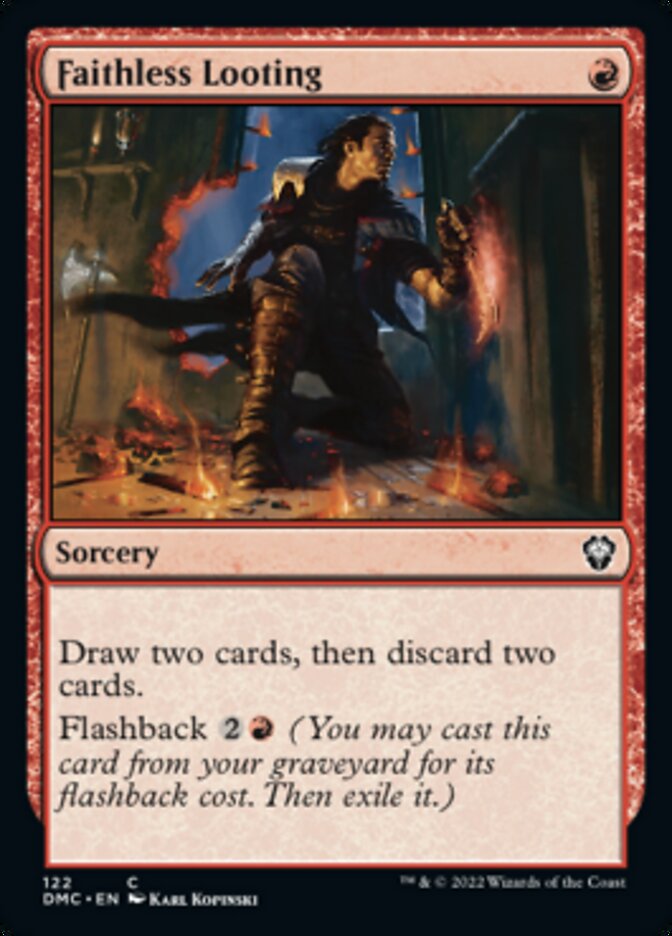 Faithless Looting [Dominaria United Commander] | Gaming Infinity