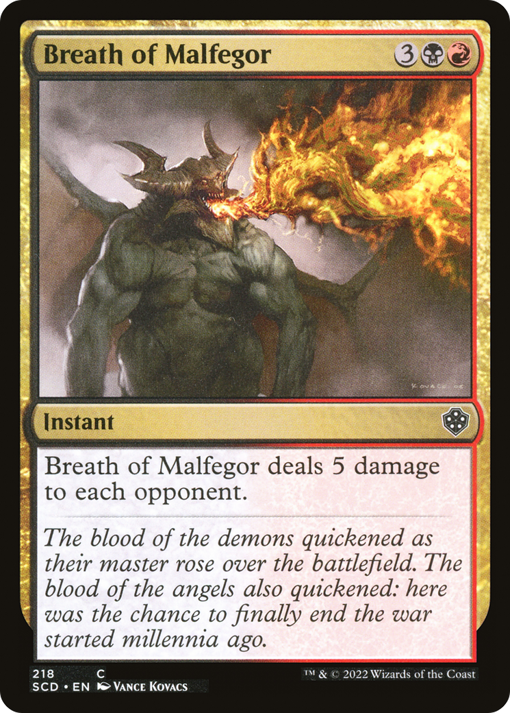 Breath of Malfegor [Starter Commander Decks] | Gaming Infinity