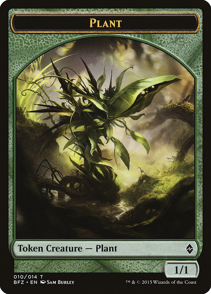 Plant [Battle for Zendikar Tokens] | Gaming Infinity