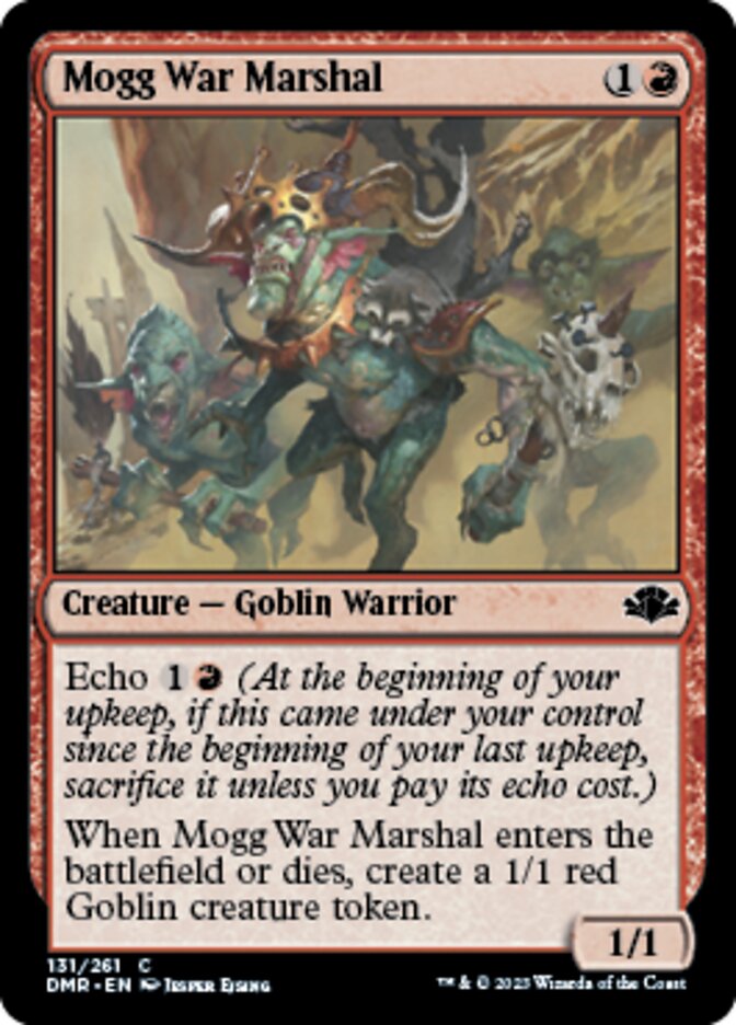 Mogg War Marshal [Dominaria Remastered] | Gaming Infinity