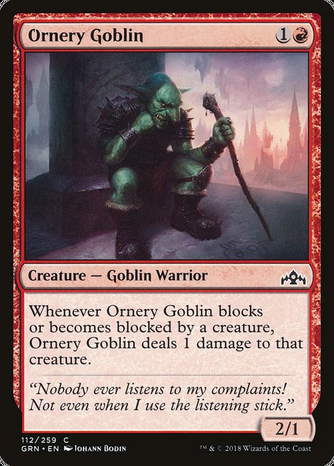 Ornery Goblin [Guilds of Ravnica] | Gaming Infinity