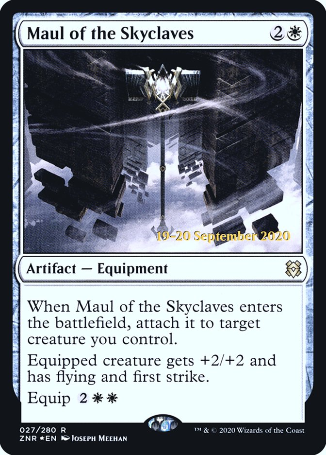 Maul of the Skyclaves  (Prerelease) [Zendikar Rising Prerelease Promos] | Gaming Infinity