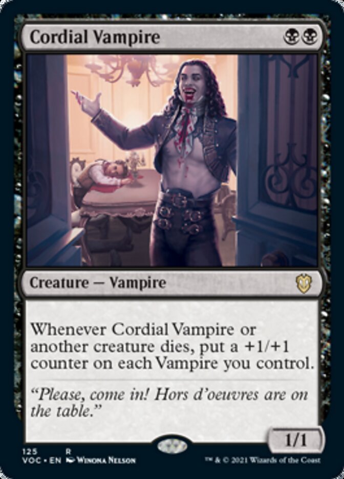 Cordial Vampire [Innistrad: Crimson Vow Commander] | Gaming Infinity