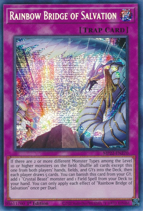 Rainbow Bridge of Salvation [MP22-EN270] Prismatic Secret Rare | Gaming Infinity