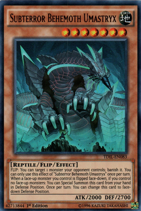 Subterror Behemoth Umastryx [TDIL-EN083] Ultra Rare | Gaming Infinity
