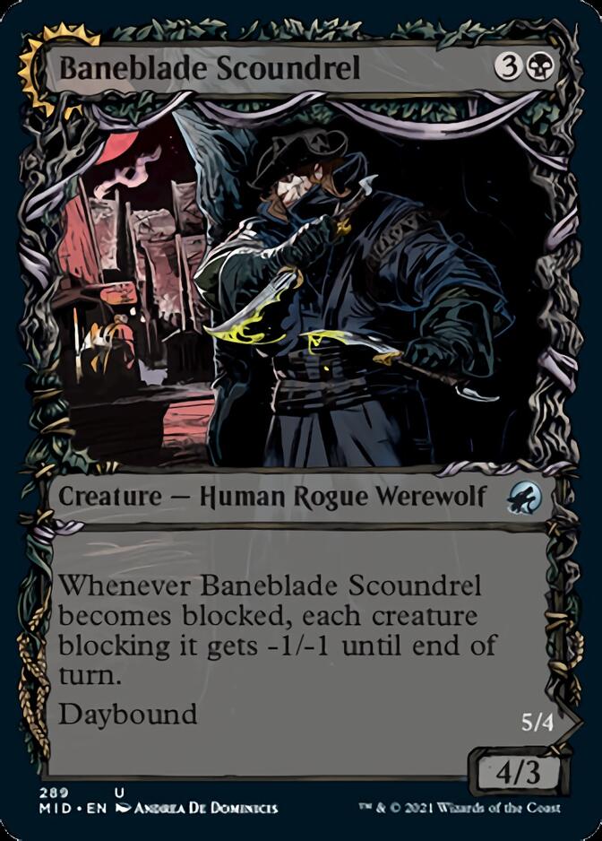 Baneblade Scoundrel // Baneclaw Marauder (Showcase Equinox) [Innistrad: Midnight Hunt] | Gaming Infinity