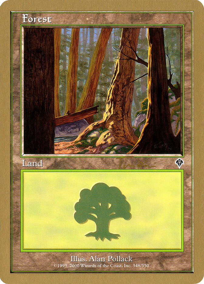 Forest (jt348a) (Jan Tomcani) [World Championship Decks 2001] | Gaming Infinity