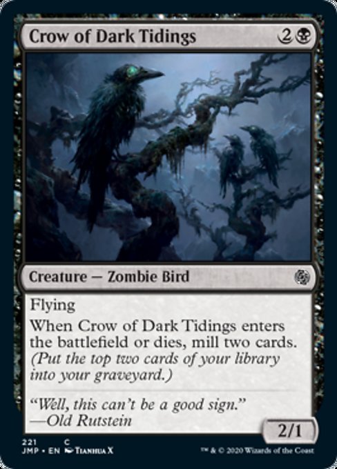 Crow of Dark Tidings [Jumpstart] | Gaming Infinity