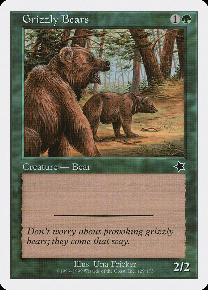 Grizzly Bears [Starter 1999] | Gaming Infinity