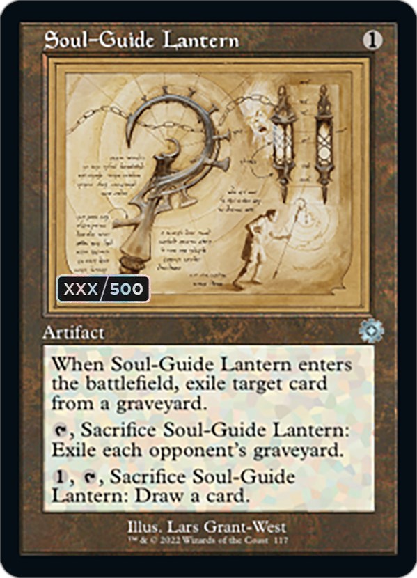 Soul-Guide Lantern (Retro Schematic) (Serial Numbered) [The Brothers' War Retro Artifacts] | Gaming Infinity