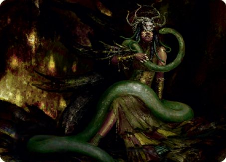 Saryth, the Viper's Fang Art Card [Innistrad: Midnight Hunt Art Series] | Gaming Infinity