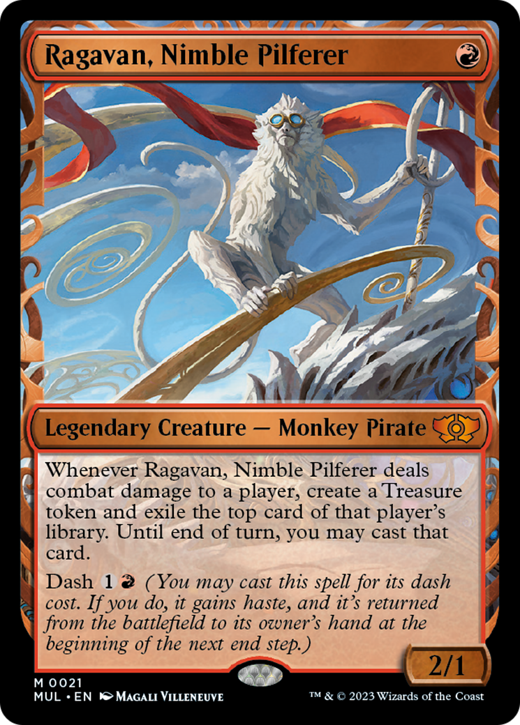 Ragavan, Nimble Pilferer (Halo Foil) [Multiverse Legends] | Gaming Infinity