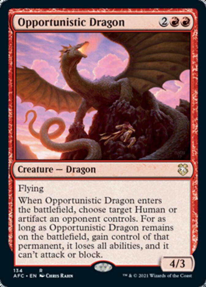 Opportunistic Dragon [Dungeons & Dragons: Adventures in the Forgotten Realms Commander] | Gaming Infinity