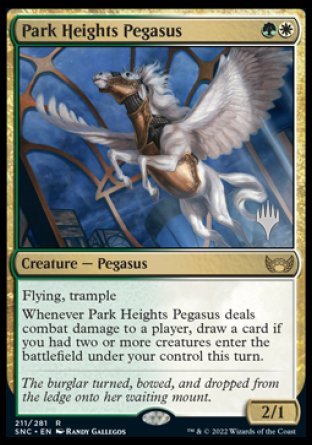 Park Heights Pegasus (Promo Pack) [Streets of New Capenna Promos] | Gaming Infinity