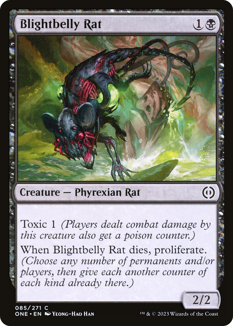 Blightbelly Rat [Phyrexia: All Will Be One] | Gaming Infinity