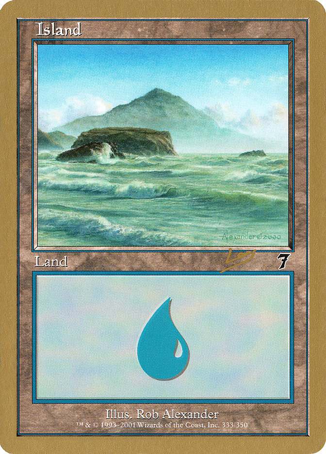 Island (333) (Raphael Levy) [World Championship Decks 2002] | Gaming Infinity