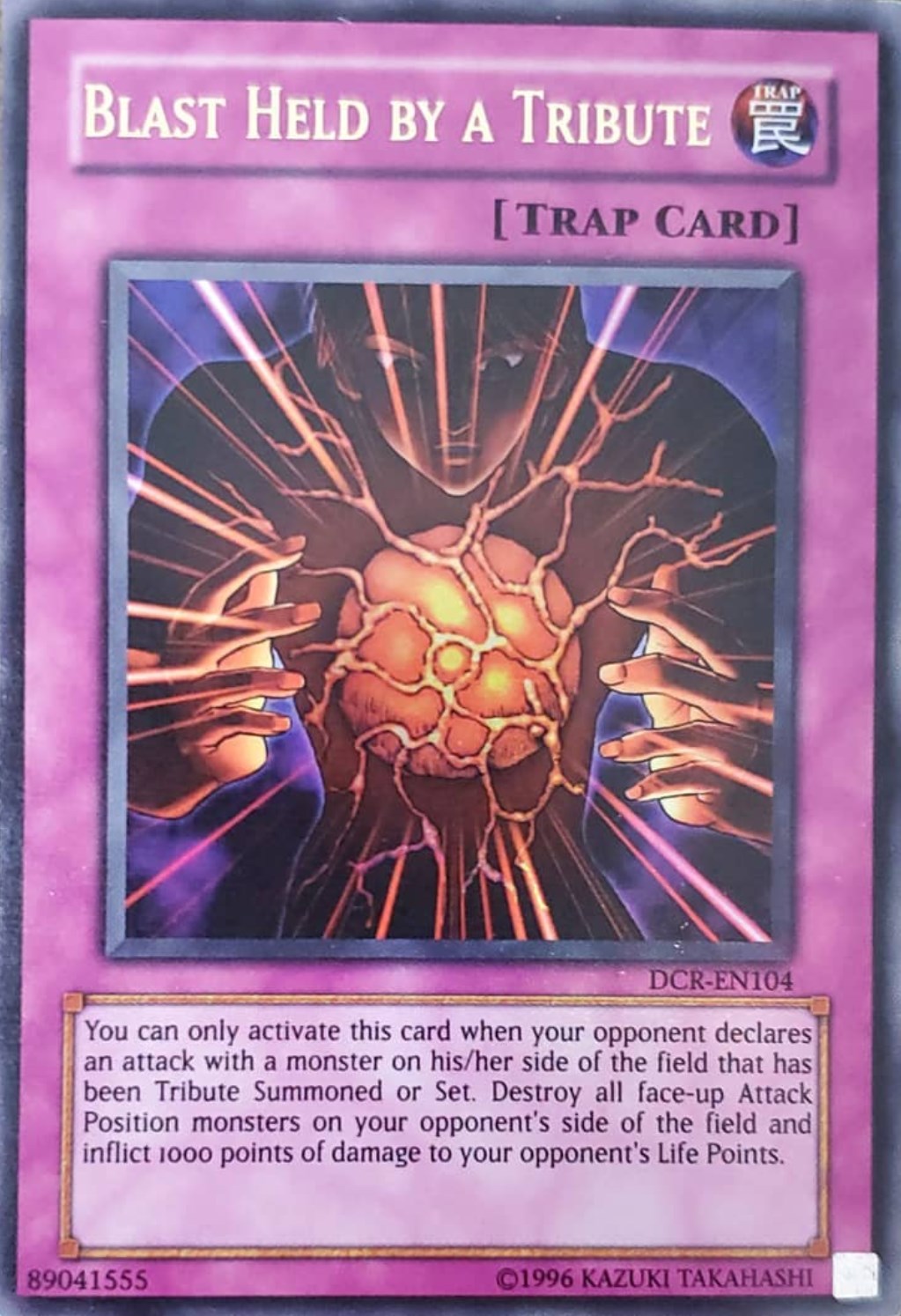 Blast Held by a Tribute [DCR-EN104] Ultra Rare | Gaming Infinity