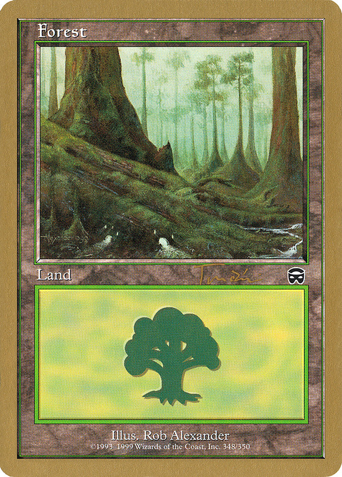 Forest (jt348) (Jan Tomcani) [World Championship Decks 2001] | Gaming Infinity