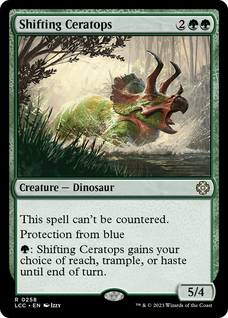 Shifting Ceratops [The Lost Caverns of Ixalan Commander] | Gaming Infinity