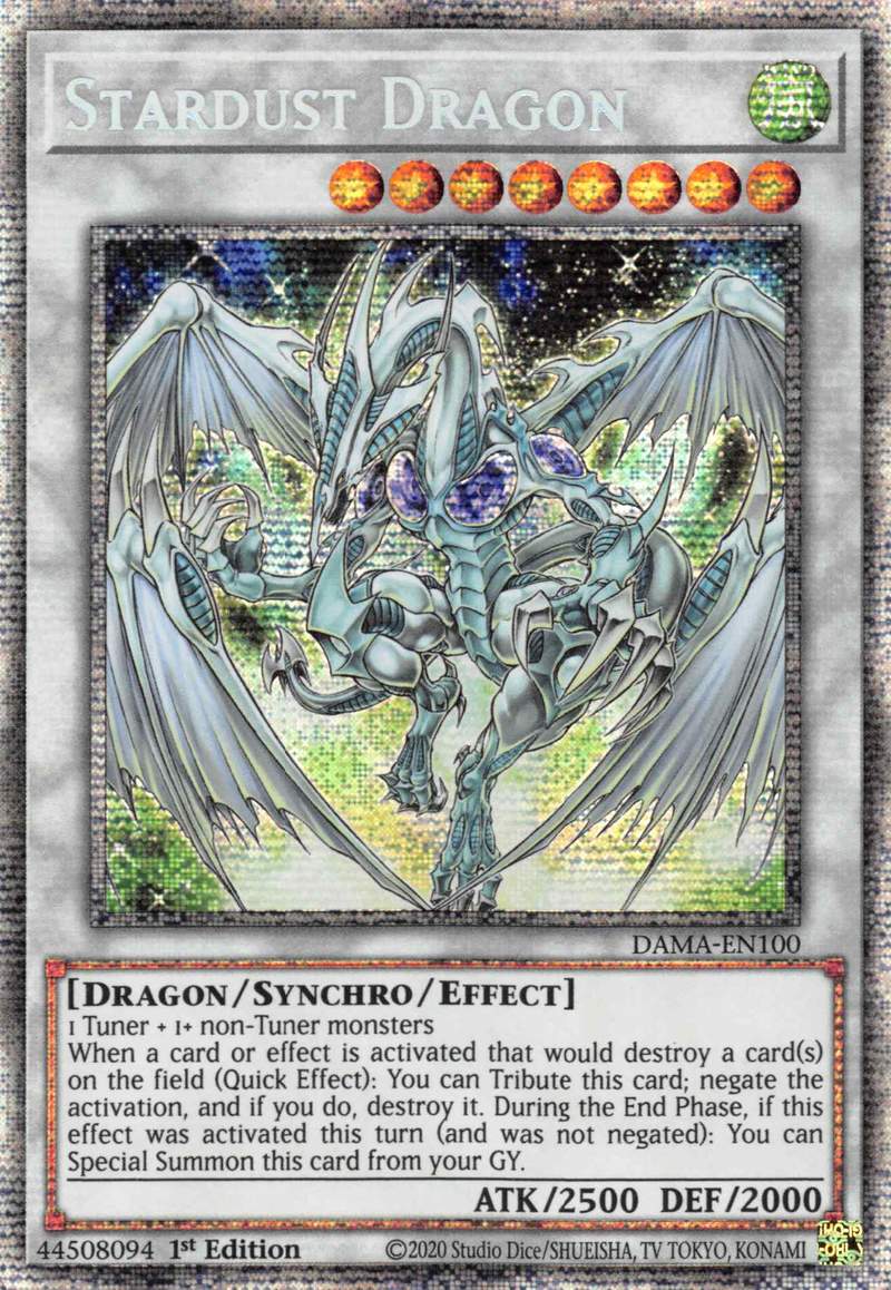 Stardust Dragon [DAMA-EN100] Starlight Rare | Gaming Infinity