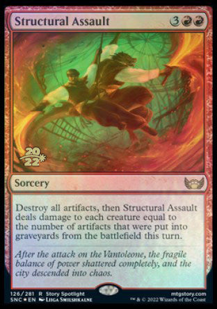 Structural Assault [Streets of New Capenna Prerelease Promos] | Gaming Infinity