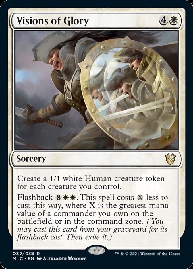 Visions of Glory [Innistrad: Midnight Hunt Commander] | Gaming Infinity