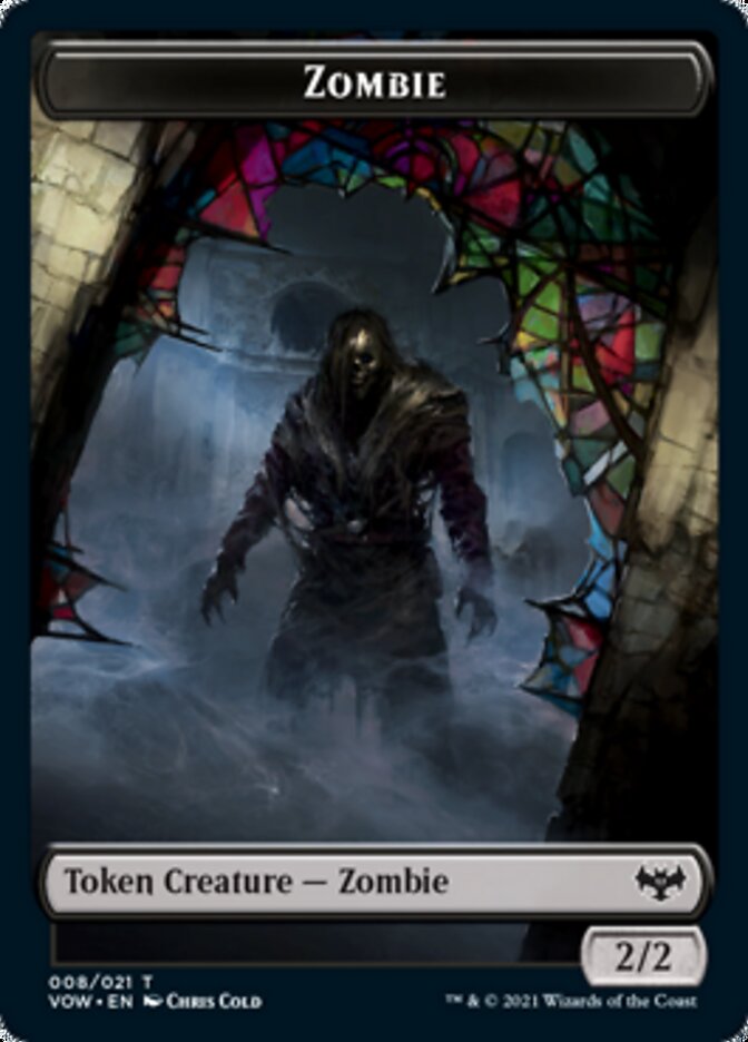 Zombie Token (008) [Innistrad: Crimson Vow Tokens] | Gaming Infinity