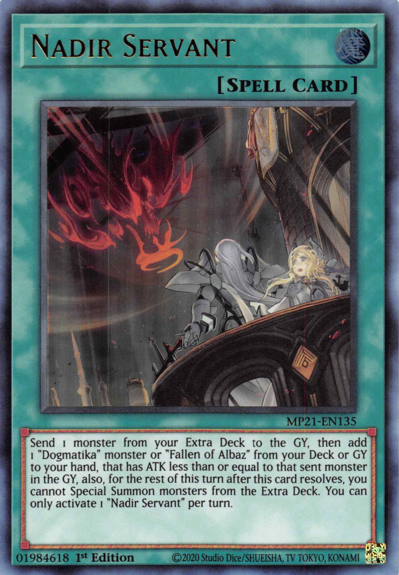 Nadir Servant [MP21-EN135] Ultra Rare | Gaming Infinity