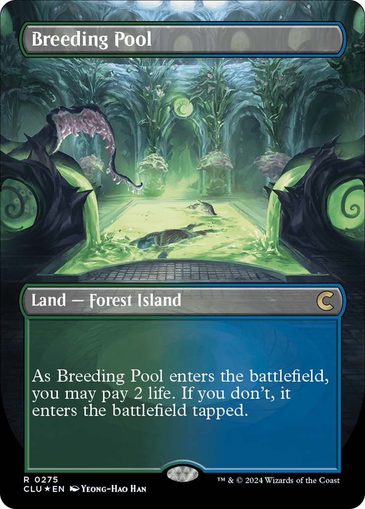 Breeding Pool (Borderless) [Ravnica: Clue Edition] | Gaming Infinity