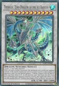 Trishula, Zero Dragon of the Ice Barrier [SDFC-EN041] Ultra Rare | Gaming Infinity