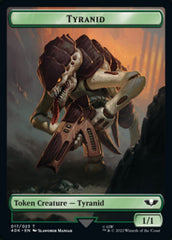 Tyranid (017) // Tyranid Warrior Double-sided Token (Surge Foil) [Universes Beyond: Warhammer 40,000 Tokens] | Gaming Infinity