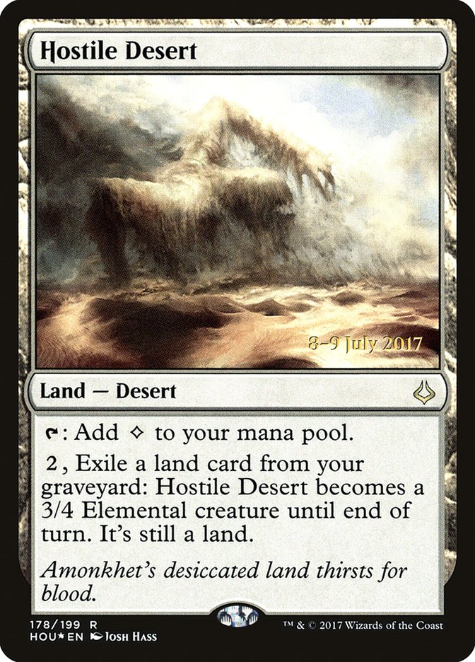 Hostile Desert  [Hour of Devastation Prerelease Promos] | Gaming Infinity