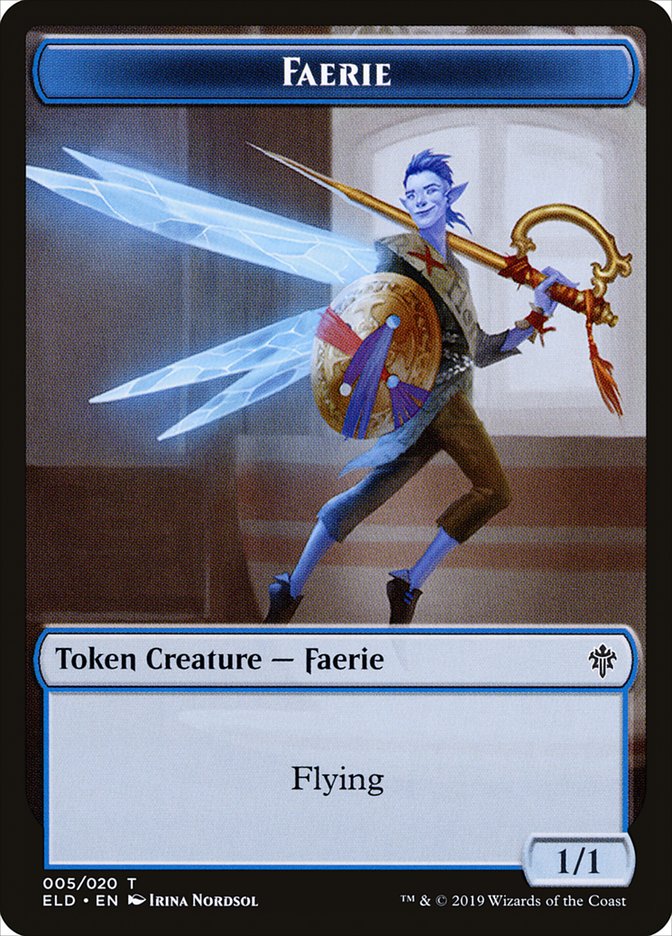 Faerie [Throne of Eldraine Tokens] | Gaming Infinity
