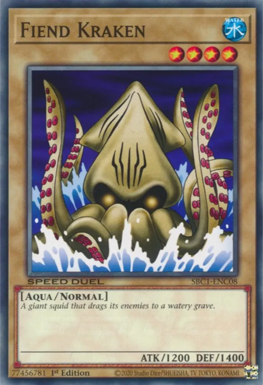Fiend Kraken [SBC1-ENC08] Common | Gaming Infinity