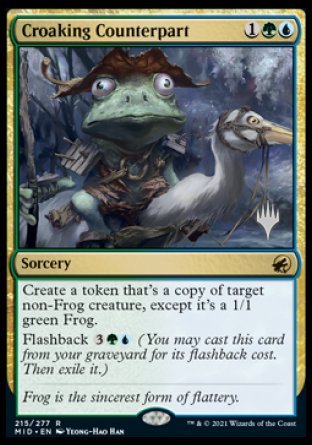 Croaking Counterpart (Promo Pack) [Innistrad: Midnight Hunt Promos] | Gaming Infinity