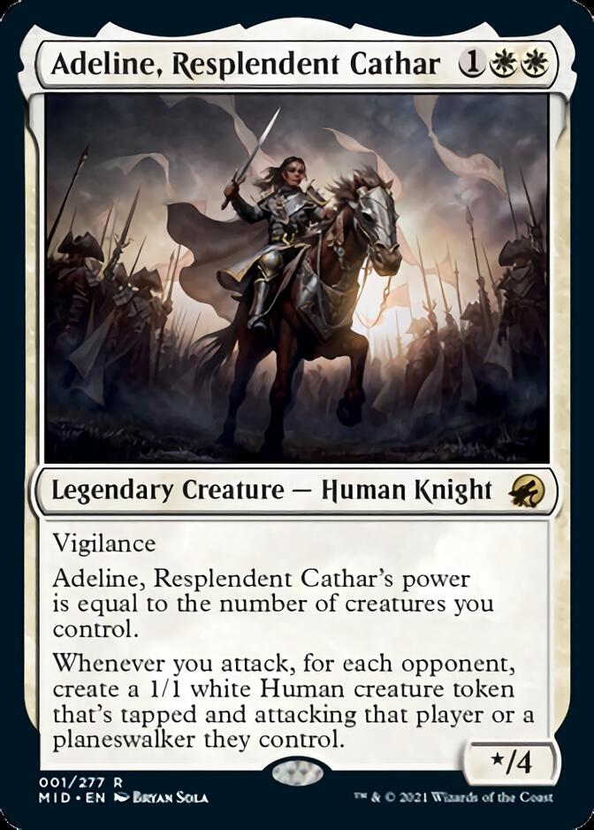 Adeline, Resplendent Cathar [Innistrad: Midnight Hunt] | Gaming Infinity