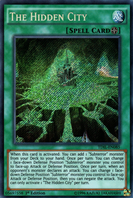 The Hidden City [TDIL-EN085] Secret Rare | Gaming Infinity