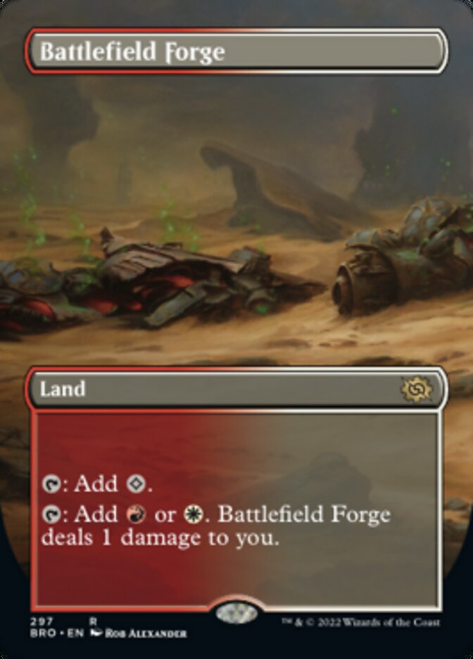 Battlefield Forge (Borderless Alternate Art) [The Brothers' War] | Gaming Infinity