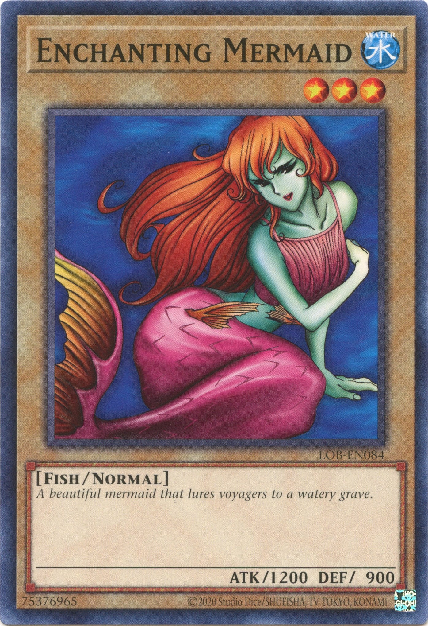 Enchanting Mermaid (25th Anniversary) [LOB-EN084] Common | Gaming Infinity