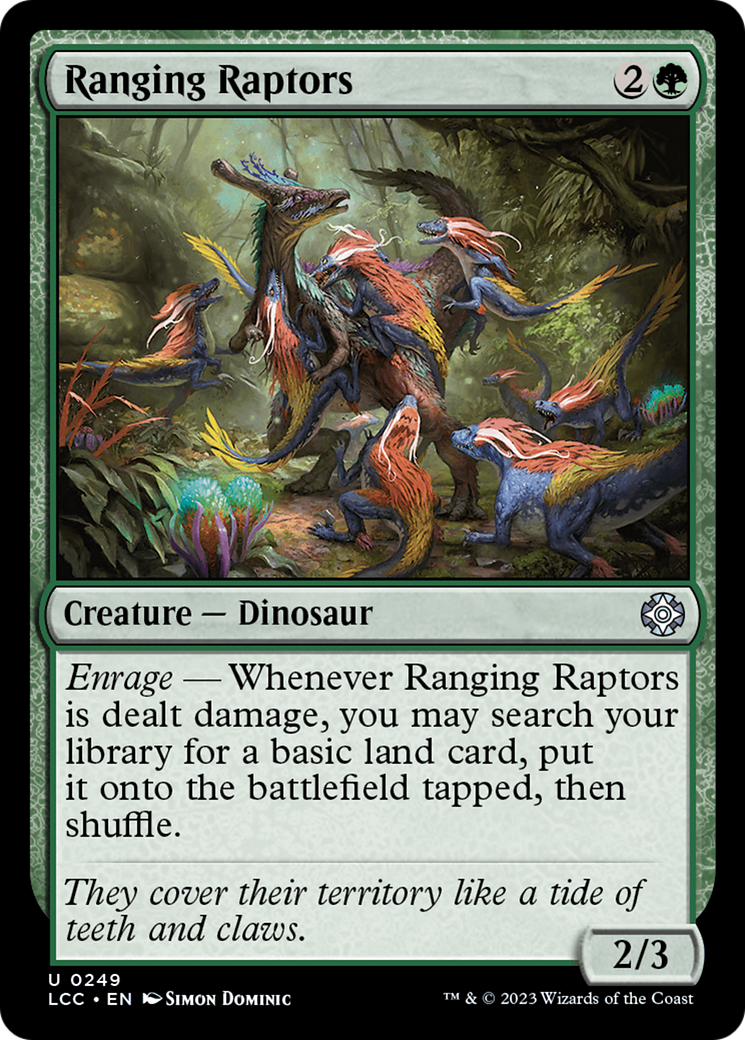 Ranging Raptors [The Lost Caverns of Ixalan Commander] | Gaming Infinity