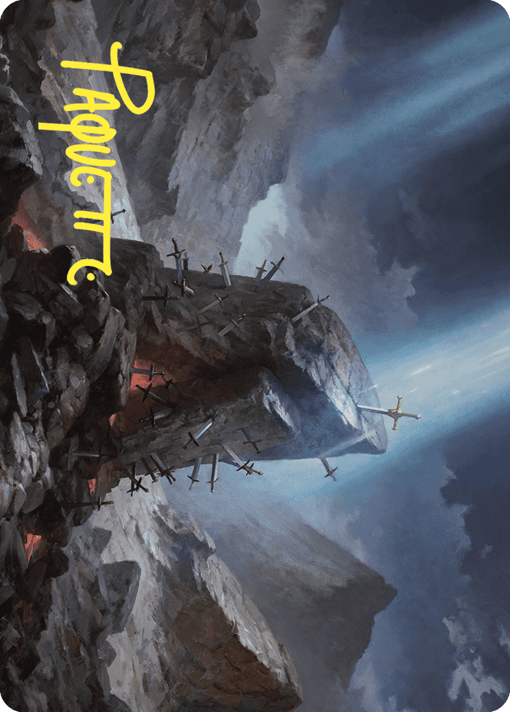 The Irencrag Art Card (Gold-Stamped Signature) [Wilds of Eldraine Art Series] | Gaming Infinity