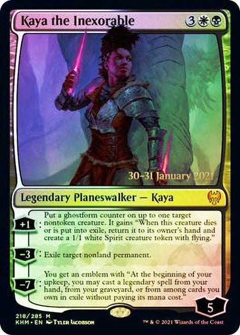 Kaya the Inexorable  [Kaldheim Prerelease Promos] | Gaming Infinity