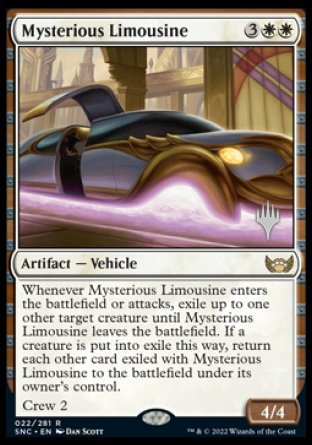 Mysterious Limousine (Promo Pack) [Streets of New Capenna Promos] | Gaming Infinity